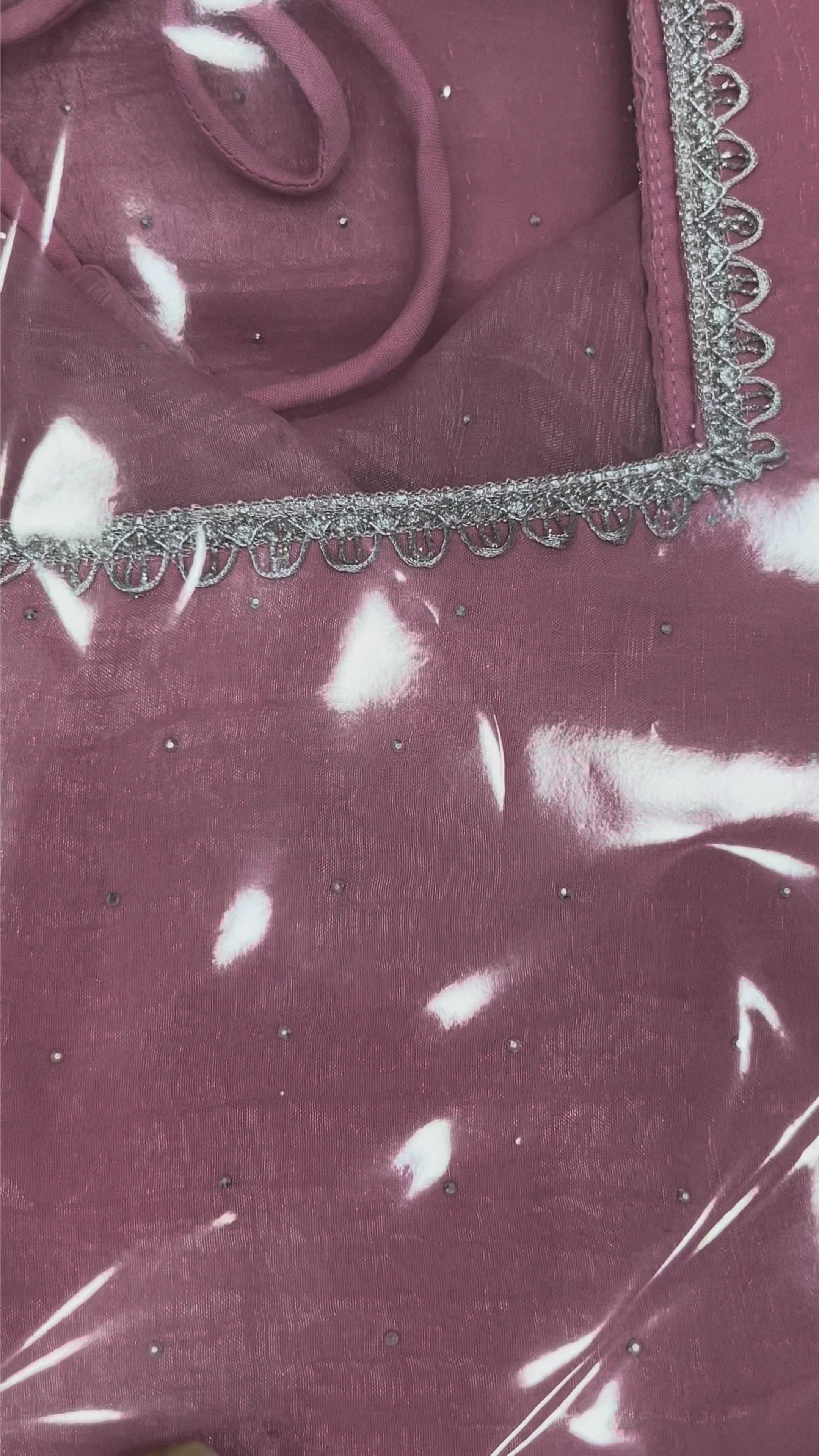 Crunchy Silk Farshi Salwar Suit with Fancy Lace and Dupatta