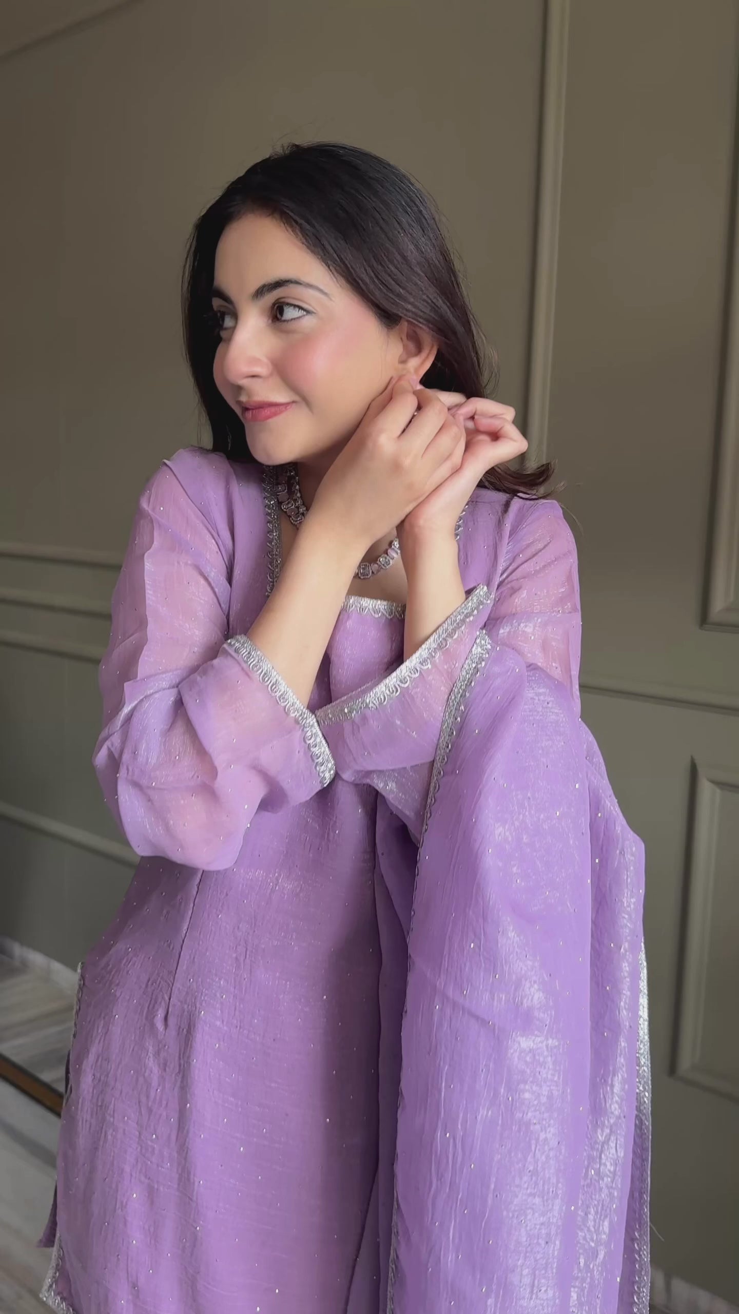 Special Crunchy Silk Farshi Salwar Suit Set